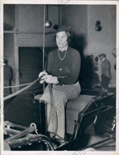 1935 Madison Square Garden National Horse Show Mrs William C Cox Press Photo