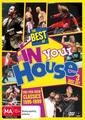 E3 WWE The Best Of In Your House - Pay Per View Classics 1995 - 1999 (DVD, 2013)