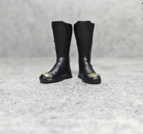 1/12 Scale Black Combat Boots Model Accessory for 6" Action Figure Body Toys Mez - Picture 2 of 5