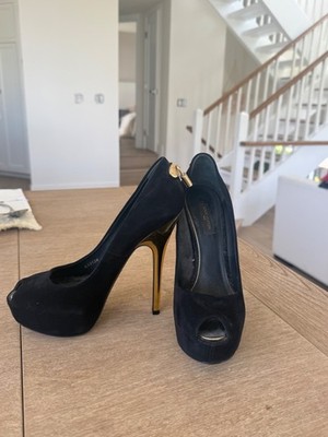louis vuitton heels black size 37