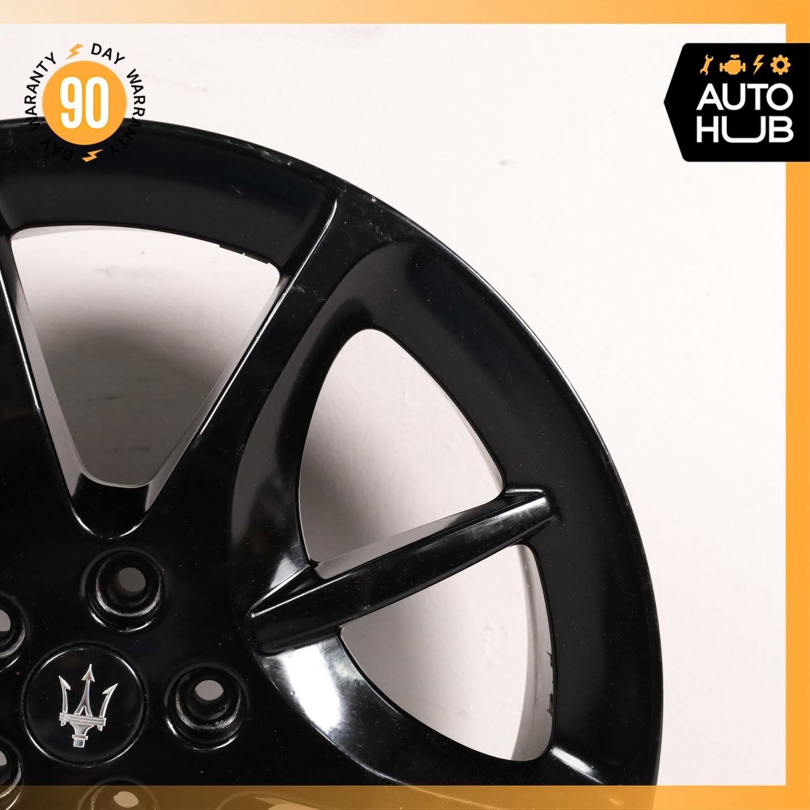 Maserati GranTurismo M145 10.5 x 20 20" Rear Wheel Rim Black 84072500 OEM