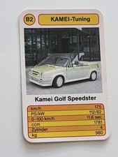 Volkswagen - Kamei Golf Speedster - Single Card - Quartet (1)