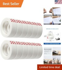High Quality 12 Rolls of Invisible Tape - Ideal for Mending Sealing Envelopes