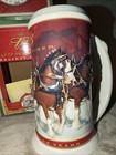 Budweiser Holiday Stein 2004 25th Anniversary CLYDESDALE Mug NIB — photo 1