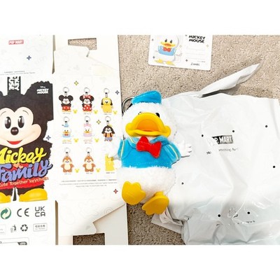 POP MART x Mickey Family Cute Together Keychain Series Keychain Plush - Donald