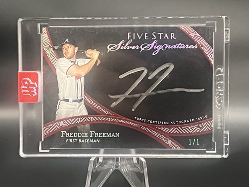 2014 Topps Five Star Silver Signatures Freddie Freeman Braves Auto 1/1 FSSS-FF