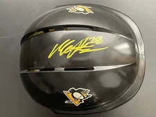 MARCUS PETTERSON PITTSBURGH PENGUINS AUTOGRAPHED MINI HELMET - STEEL CITY COA