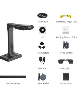 CZUR ET24 Pro Book Scanner - Black | eBay