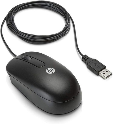HP H4B81AA 3-Tasten USB Laser Maus Ergonomisches Design Schwarz NEU