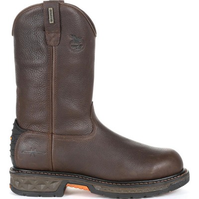 Men's Georgia Boot Carbo-Tec LT Boot Work Boots, Brown, 12 2E Wide US