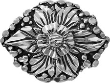 Size 6 - Diamond Cut Blooming Flower Ring