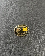 University of Michigan Ice Hockey CCHA Yost Ice Arena Ann Arbor "Puck" Pin