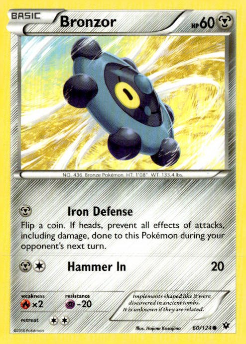 XY - Fates Collide #60/124 Bronzor