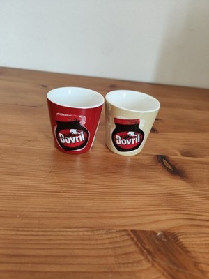 Bovril 2er Set Eierbecher rot und creme Unilever 2012 Enesco Ltd