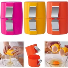 3 PACK Egg Shell Opener, Egg Cracker Tool for Raw Eggs, Egg separators for Ra...