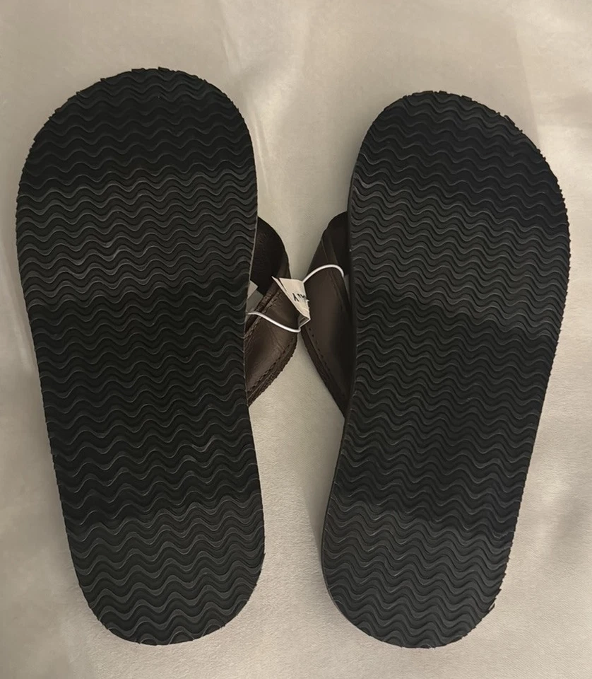 Chanclas marrones para hombre 6 7 Old Navy Foto 2 de 2