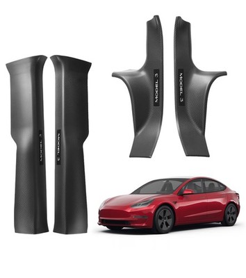 Refresh Edition Door Sill Threshold Strips For 2023-2025 Tesla 3