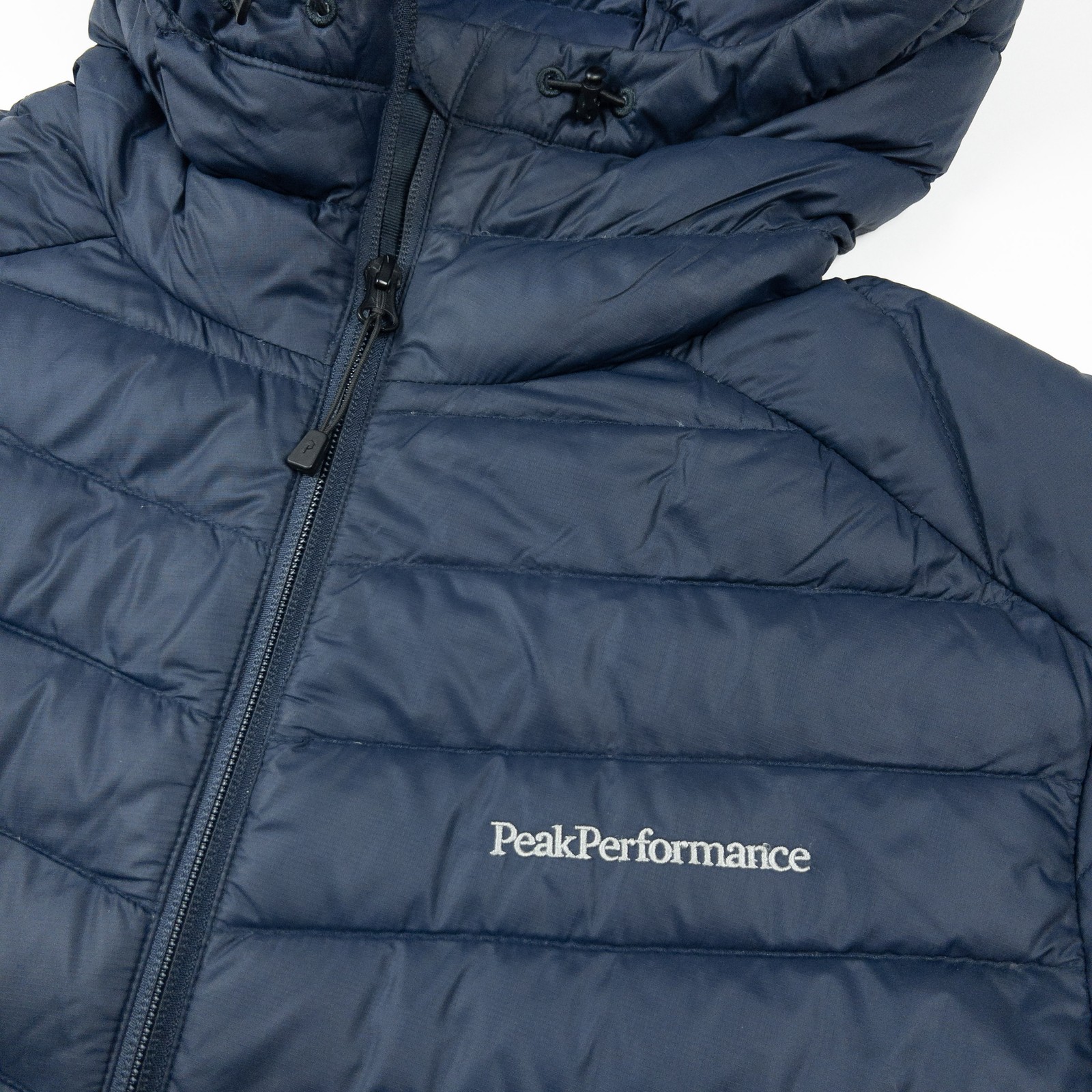 Peak Performance Down Puffer Jacket Men's Large Blue Frost DH Pertex Quantum Zip