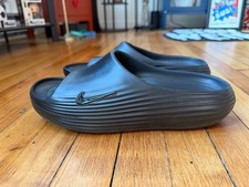 Nike ReactX Rejuven8 Men's Recovery Slides Size 11, black