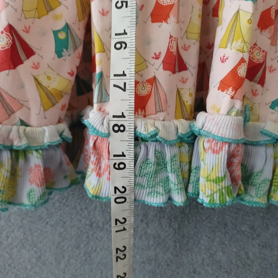 Vestido Matilda Jane Niñas Jóvenes 2 Multicolor Sin Mangas Gráfico Vestido Informal Foto 4 de 4