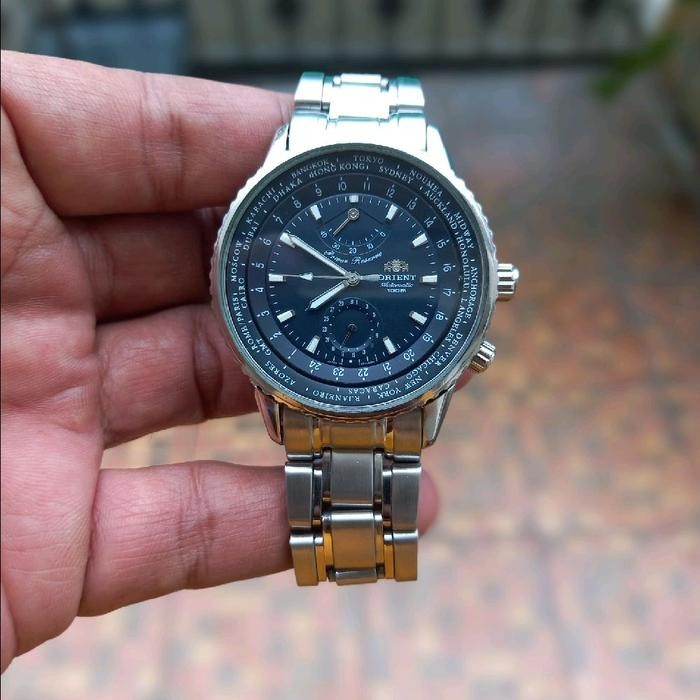 RARE Orient King Master GMT Worldtimer Automatic … - image 2