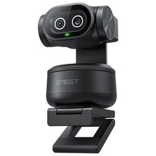 EMEET PIXY Dual-Camera AI-Powered PTZ Camera 4K, AI Tracking, PDAF AI Black