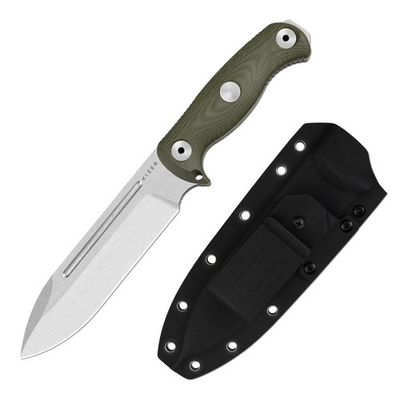 #ad Kizer Drop Bear Fix 7 Fixed Knife AEB L Blade Micarta Handle Survival Big Size $89.99
