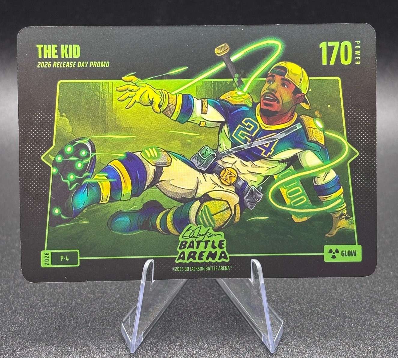 2026 Bo Jackson Battle Arena Release Day Promo `THE KID` Sliding Glow #P-4