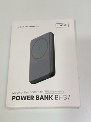 MagSafe Ladegerät INIU Power Bank BI-B7 MagPro Slim 6000mAh  Schwarz _0.2_5