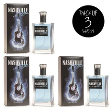Nashville Blue Cologne | Pack of 3 | 3.4 oz | Murcielago Fragrances