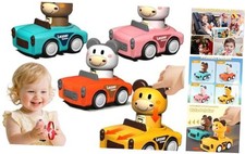 Press to Go Car Toys for Toddlers 1-3, Animal Baby Car Toys,Gifts for One Year