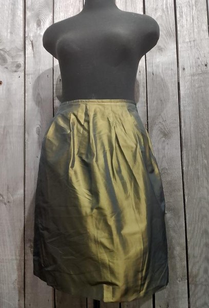 Women Etro Skirt Khaki Viscose 42 / XL / 50