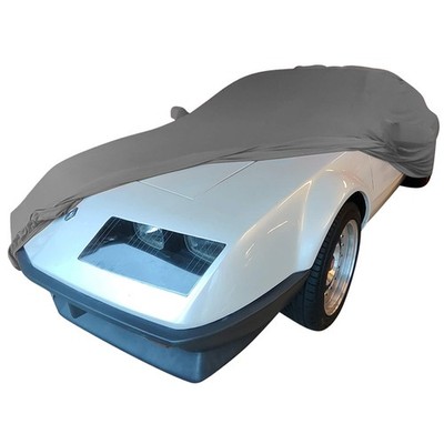 Autoabdeckung passend für Alpine A310 für Innen mit Spiegeltaschen Silbergrau