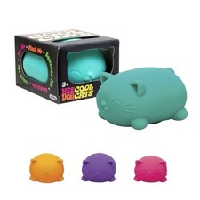 NeeDoh Cool Cats, Nee Doh Cat Squishy Stress Ball Fidget Toy Random Color
