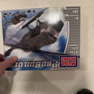 Mega Bloks ProBuilder 9786 Army Chopper  Sealed With Some Box Wear