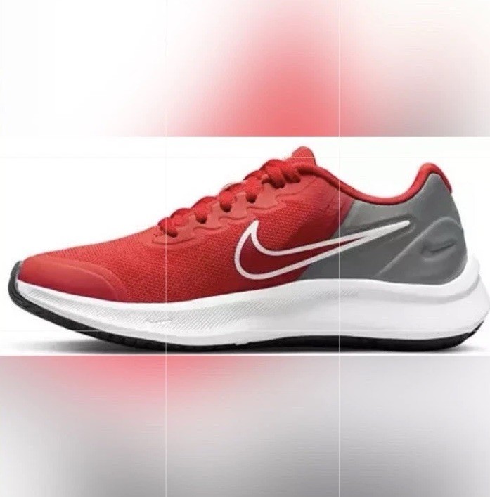 SAOLA Nike Star Runner 3 University rosse da ragazzo taglia 3 5