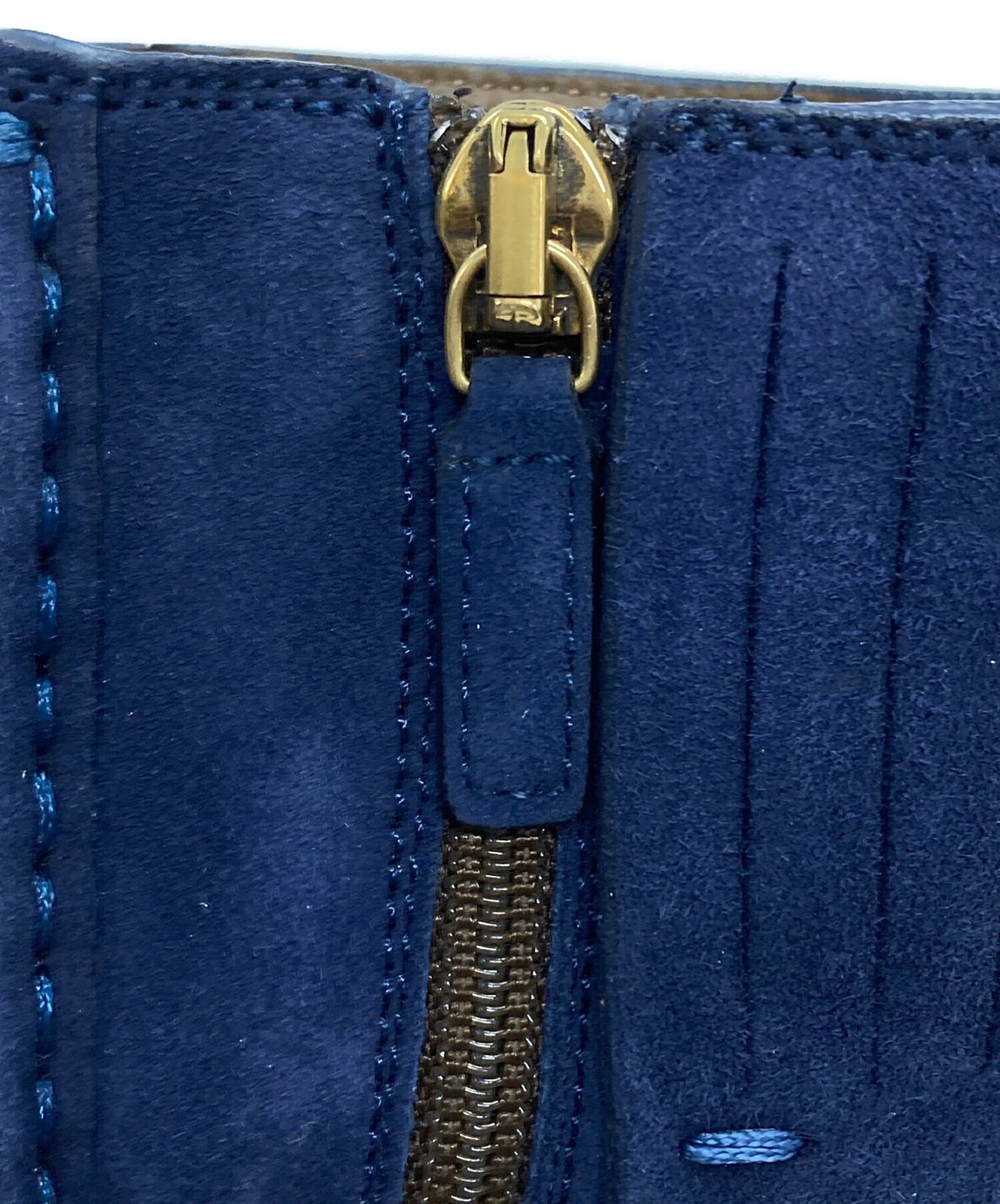 GUCCI Short Boots Shoes Horsebit EU 36 US 6 Suede Navy Auth Excellent From JAPAN thumbnail 23