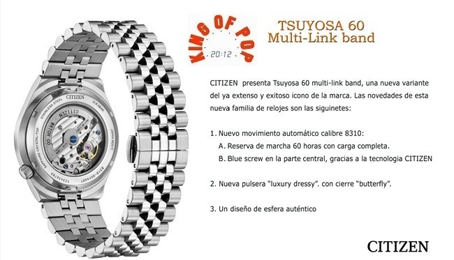 CITIZEN NK0020-55E TSUYOSA 60 Automatic 5 bar *FREE SHIPPING* | eBay