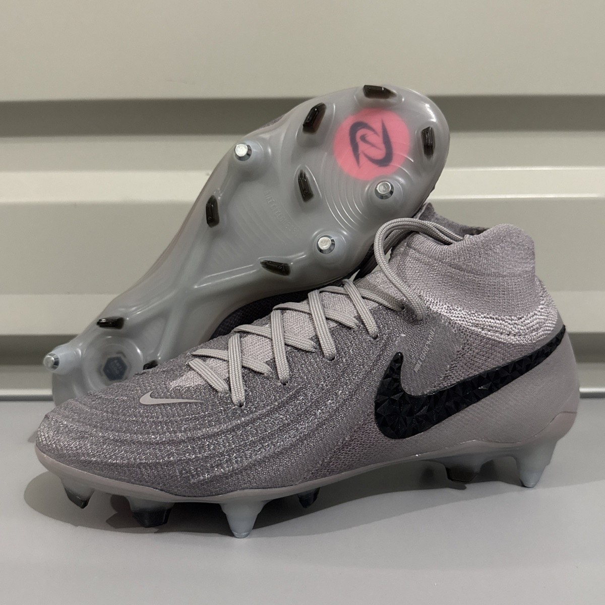 Nike Phantom Luna 2 Elite SG PRO AC Grey Soccer Cleats Men's 7.5