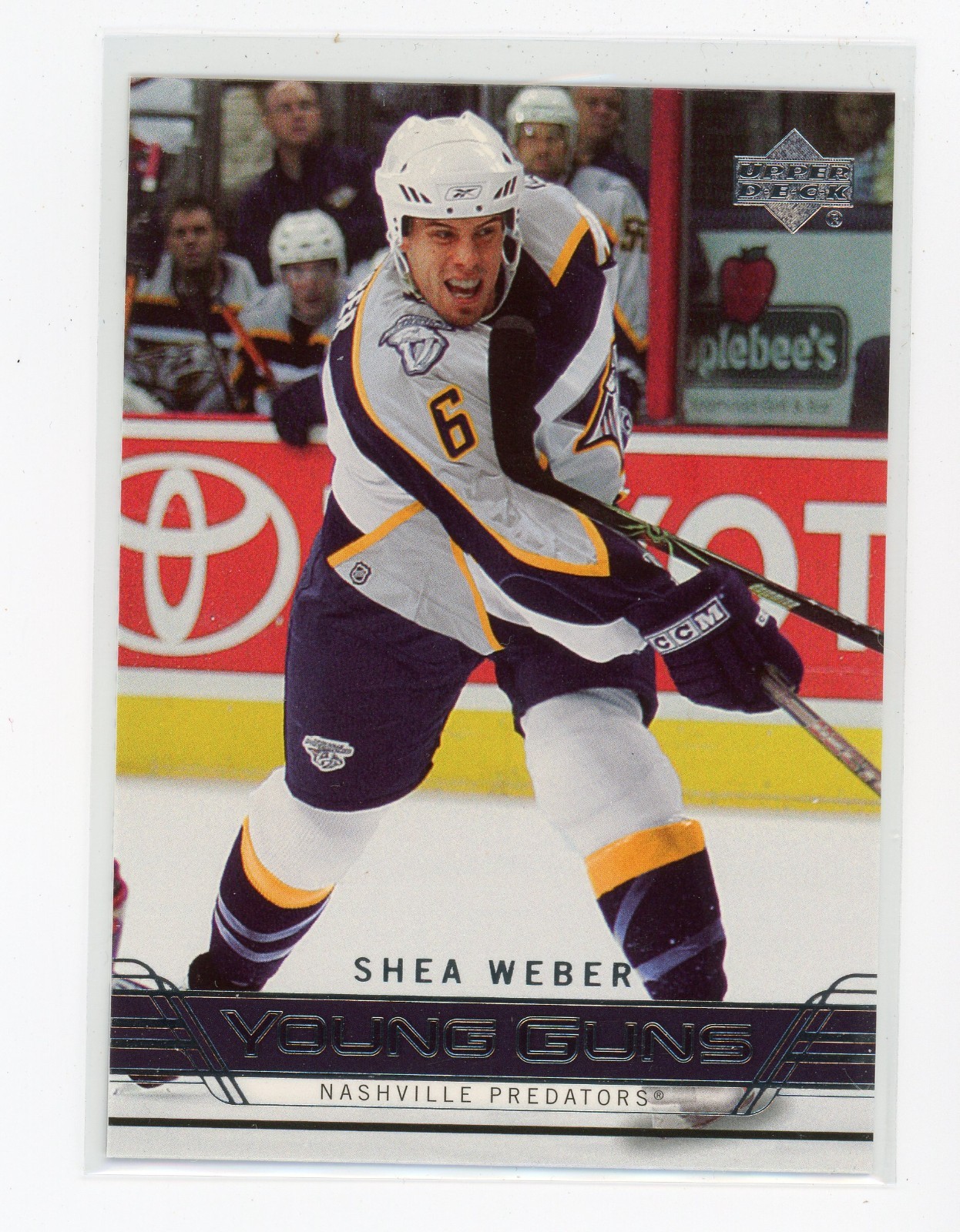 2006-07 Upper Deck Young Guns #222 Shea Weber Rookie RC