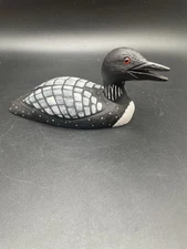 Signed Hand Painted And Carved Duck By Jennings Decoy Co Made In USA