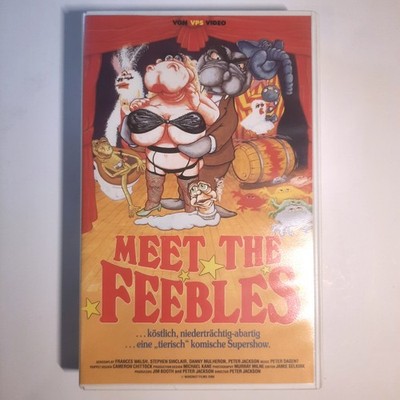 MEET THE FEEBLES / VHS / DE, UNCUT, ab 18 / Peter Jackson, Bad Taste, Braindead
