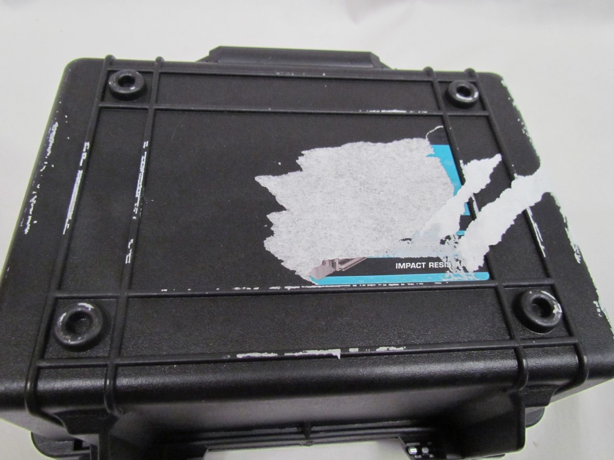 Apache 1800 Weatherproof IP65 Protective Case Small Black Tool Box