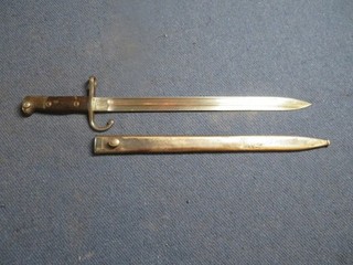 ARGENTINE MODEL 1909/47 MAUSER BAYONET W/ MATCHING NUMBERED SCABBARD FMAP
