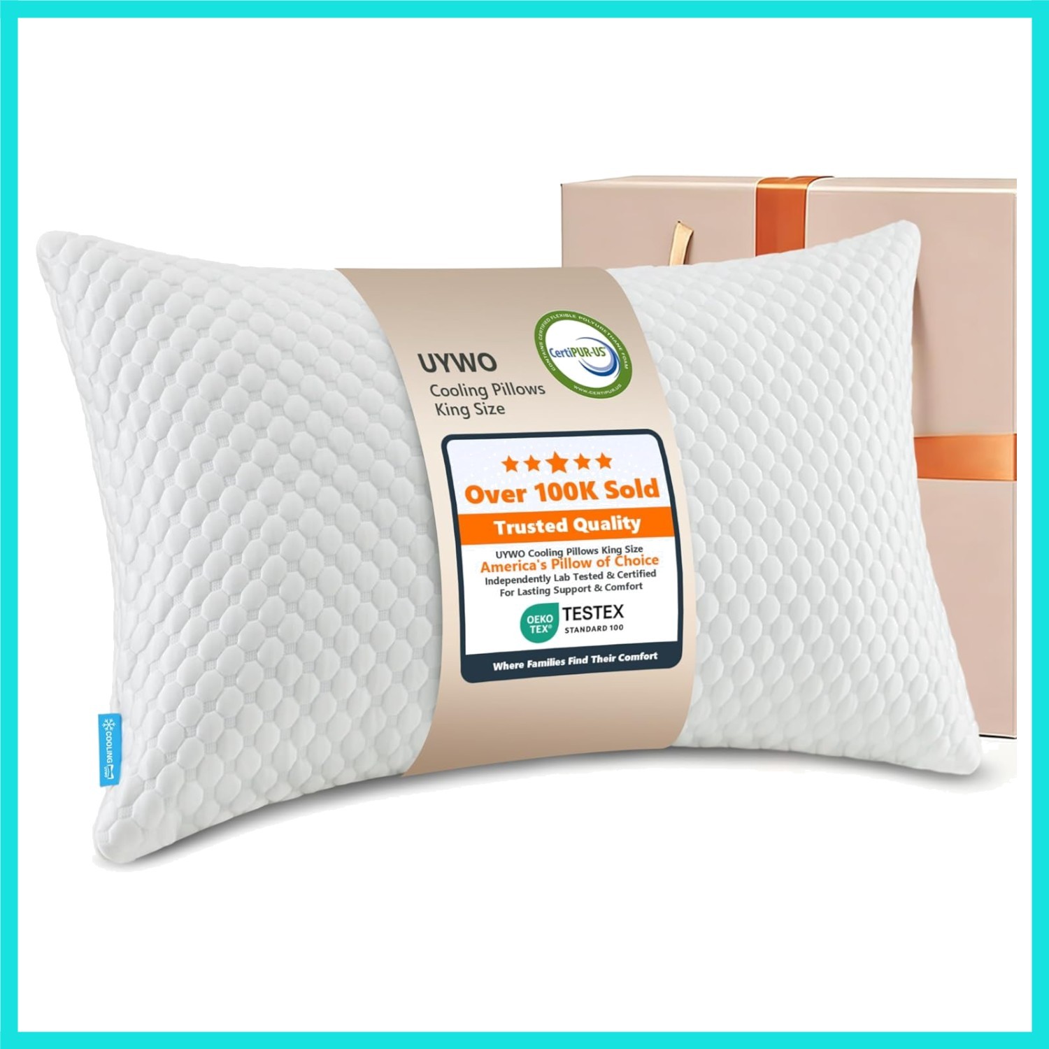 Firm And Soft, King Size 1 Pack,  Adjustable Pill...