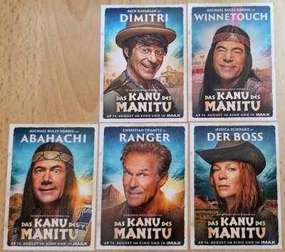 The Canoe of Manitu - Bully Herbig - 5 x UCI - Trading Cards / Trading Cards / Limited