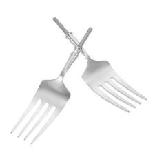 2 Pcs Replacement Heads for Cutlery Forks and Spoons Component DIY