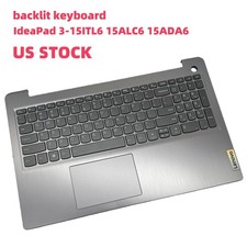 Palmrest Keyboard Touchpap For Lenovo ideapad 3-15ITL6 15ALC6 Gray 5CB1B65660
