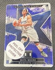 2025 Panini Impeccable WNBA Maya Moore Stainless Stars Blue #22 Lynx /49