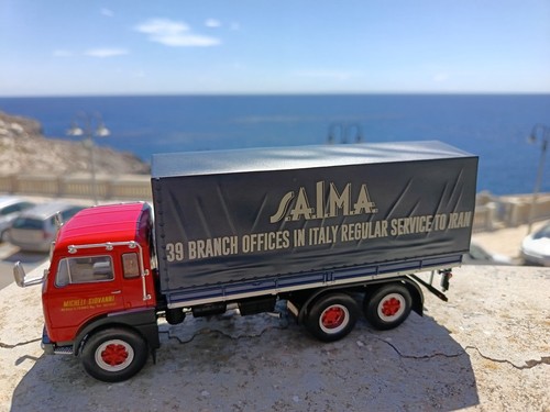 Camion D'Epoca Vintage Truck Fiat 683 Saima Trasporti Die Cast Model 1/43 - Foto 11 di 15
